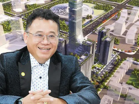 Kinh Bắc của ông Đặng Thành Tâm vừa khởi công dự án có 9 tòa tháp nằm bên bờ sông Cấm, có tòa lên đến 40 tầng cao bậc nhất thành phố Cảng