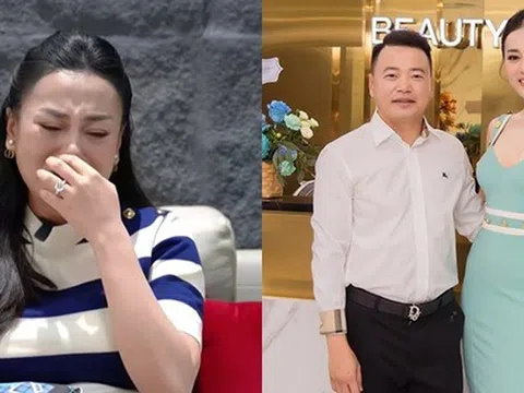 Nữ diễn viên vợ shark Bình bật khóc nức nở: "Tôi xin cúi đầu"