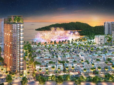 Nhà phố Xanh Boutique “tụ hội” sắc màu thương mại sôi động tại trung tâm Cát Bà