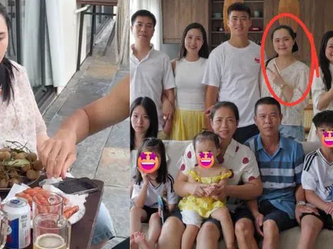 "Cam thường" bóc nhan sắc thật vợ tiểu thư của Duy Mạnh, xoá tan tin đồn chảnh choẹ với nhà chồng nông thôn
