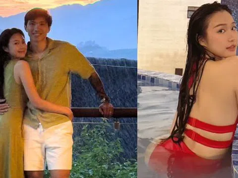 Đoàn Văn Hậu tung loạt ảnh thân mật bên vợ, sắc vóc Top 10 Hoa hậu Doãn Hải My chiếm trọn spotlight