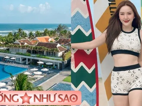 Bảo Thy tấm tắc khen 1 khu resort Việt Nam đẹp chẳng kém Maldives