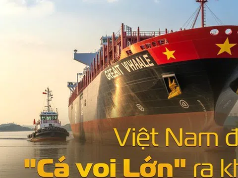 Siêu tàu "Made by Vietnam" trọng tải 7.990 tấn vừa hạ thủy thành công: Ngành đóng tàu Việt vươn xa