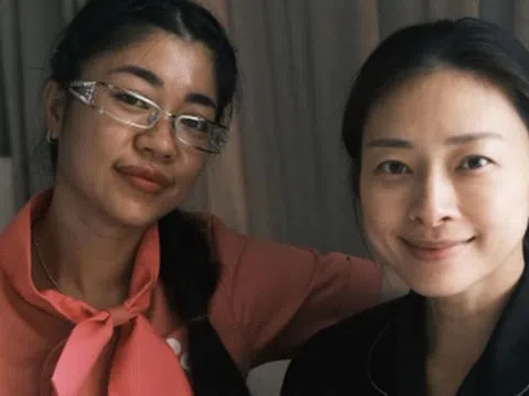 Cận cảnh nhan sắc "mẹ bỉm" Ngô Thanh Vân sau sinh, bé Gạo mới 1 tuần tuổi mà tóc đen vừa dày, đen nhánh