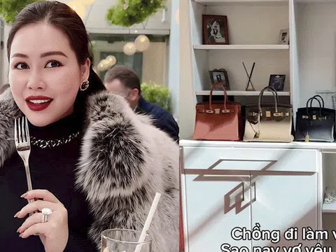 Diễn viên Trương Phương đăng clip khoe bộ sưu tập túi xách hàng hiệu đắt đỏ gây lóa mắt