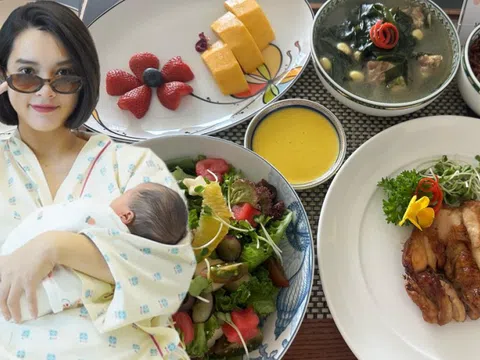 Xem trọn mâm cơm ở cữ "5 sao" của Quỳnh Lương và bảng giá khách sạn cho "bà đẻ", chợt hiểu: Đi sinh không khổ, chỉ khổ vì không tiền