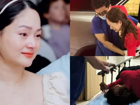 Lộ hình ảnh diễn viên Lan Phương nhập viện trong tình trạng đau đớn