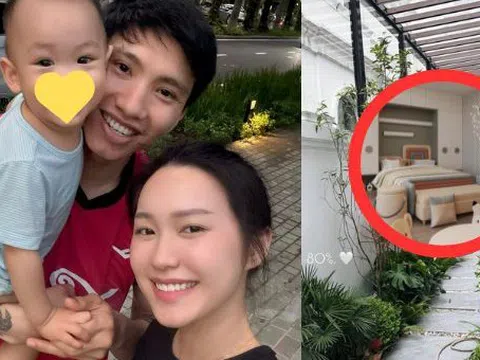 Doãn Hải My khoe cận cảnh căn biệt thự bạc tỷ bề thế sắp tân gia của Đoàn Văn Hậu