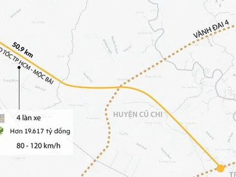 Sắp có tuyến cao tốc dài 51km nối Tp.HCM với Tây Ninh, người dân “đôi bờ” mong chờ