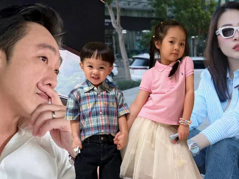 Cả nhà Cường Đô La chuộng áo của giới thượng lưu: Logo bé xíu mà mặc lên sang cỡ này