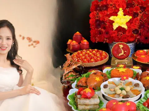 Mẹ đảm Hà Nội mang niềm tự hào dân tộc vào mâm lễ "Yêu Nước" trong mùa Vu Lan đặc biệt