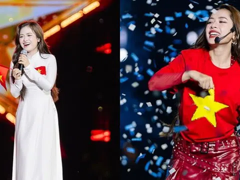 Chi Pu và Dương Hoàng Yến có cách đưa quốc kỳ Việt Nam lên trang phục khác hẳn nhau nhưng điểm chung là visual đều xứng đáng phong thần!