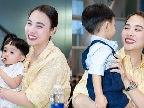 Nghe cách Đàm Thu Trang giảng giải sau khi con khóc lóc ăn vạ: Dân mạng khen Cường Đô La đã cưới đúng người