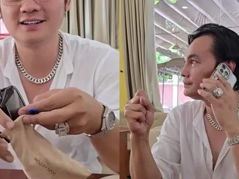 Nam NSƯT từ Mỹ về đeo kim cương, đồ hiệu đầy người: "Cuộc đời biết làm gì bây giờ"