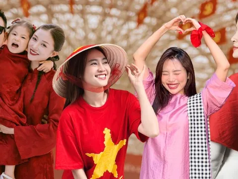 Dàn sao nhuộm đỏ MXH, không khí vui hơn Tết: Outfit xịn nhất chính là "merch quốc dân"