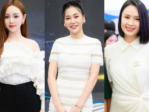 Dàn sao Việt tại Triển lãm Thành tựu đất nước: Phương Oanh - Shark Bình sánh đôi, 1 sao nữ 42 tuổi đang hot khoe visual quá xinh!