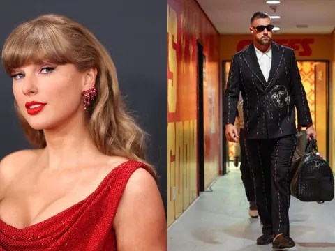 Travis Kelce lộ diện sau lời cầu hôn triệu đô, bảnh thế này bảo sao Taylor Swift mê mệt!
