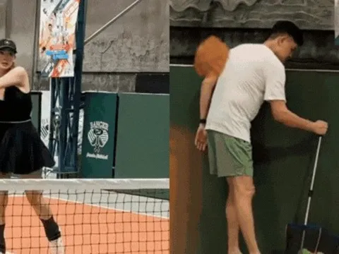 Minh Hằng mê pickleball, chồng đại gia mở 12 sân cho vợ chơi thoả thích, còn lặng lẽ đi sau nhặt bóng gây sốt!