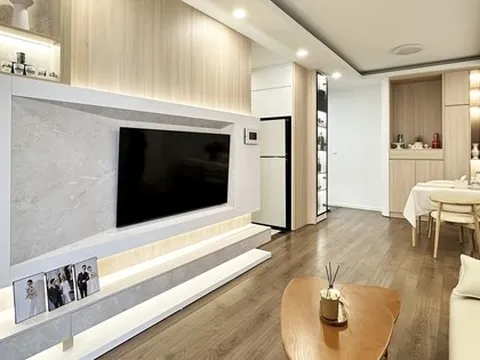 Căn hộ 80m² của vợ chồng trẻ ở Hà Nội: Gọn gàng, hiện đại và "chanh sả" chẳng kém homestay cao cấp, hoàn thiện chỉ 289 triệu đồng