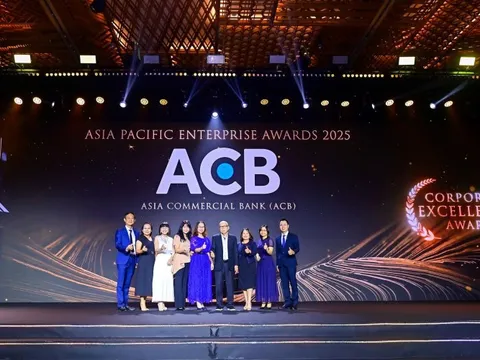 ACB được vinh danh doanh nghiệp xuất sắc châu Á