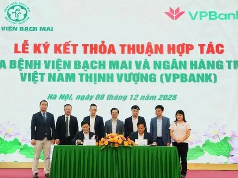 VPBank hợp tác với Bệnh viện Bạch Mai nâng cao chất lượng y tế và an sinh xã hội