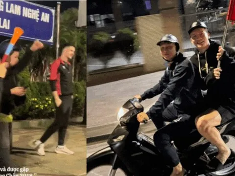 Bắt gặp Quang Hải lao ra đường ăn mừng U22 Việt Nam vô địch: Người tạo trend "đi bão" nay được đi bão rồi!