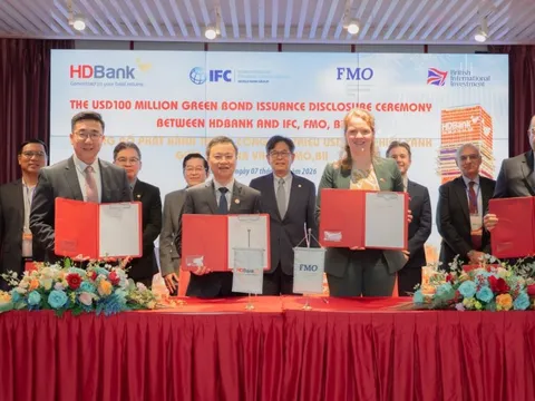 HDBank phát hành thành công 100 triệu USD trái phiếu xanh quốc tế