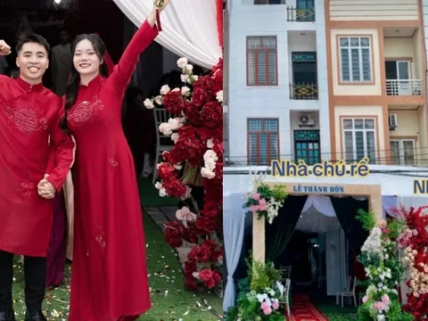 Đám cưới cặp đôi sát vách ở Bắc Ninh: Cô dâu chưa khóc xong đã về đến nhà chồng, đãi 220 mâm cỗ