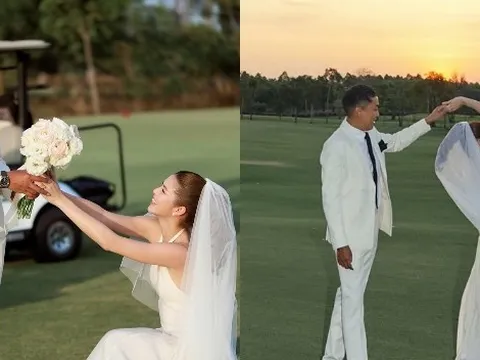 Cặp diễn viên đình đám kết hôn sau 10 năm yêu, khoảnh khắc cô dâu chú rể gây xôn xao