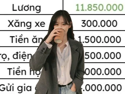 Bảng chi tiêu KHÔNG THỂ TỐI GIẢN HƠN của cô gái 23 tuổi lương gần 12 triệu