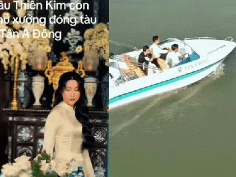 Lễ cưới của ái nữ "ông trùm" đóng tàu Tiền Giang: Không gian tiệc rộng lớn nhưng tư gia nhà gái mới là điểm nhấn