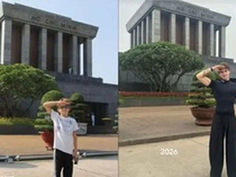 Chàng trai Pháp bày tỏ tình yêu Việt Nam bằng ảnh chụp ở Lăng Bác sau 13 năm