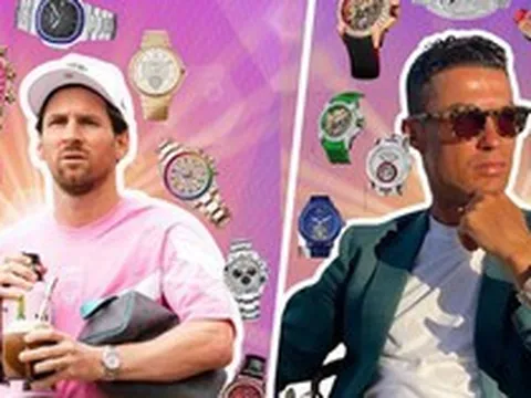 Messi "vượt mặt" Ronaldo trong cuộc đua phụ kiện xa xỉ