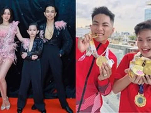 Khánh Thi vỡ oà hạnh phúc khi Phan Hiển và con trai được Liên đoàn khiêu vũ thế giới vinh danh