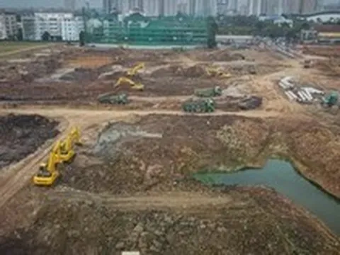 Tháo gỡ điểm nghẽn mặt bằng thi công dự án khẩn cấp hồ điều hòa Phú Đô