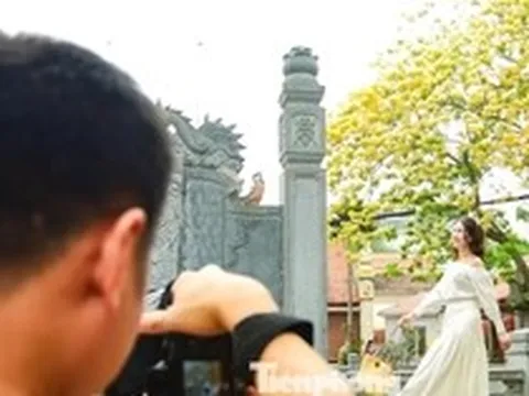 Người Hà Nội bắc ghế săn ảnh hoa bún chỉ nở một lần trong năm