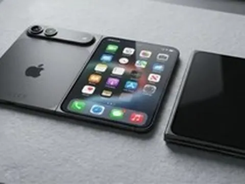 iPhone gập đầu tiên lộ diện thiết kế