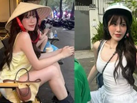 Nữ thần nổi tiếng ngồi Grab, dạo phố ở Việt Nam đăng ảnh khắp nơi