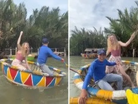 2 cô gái làm 1 việc trên sông khi du lịch Hội An hút gần 30 triệu lượt xem