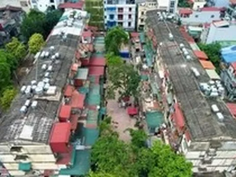 Hà Nội thông tin về tiến độ cải tạo 36 tòa nhà khu tập thể Vĩnh Hồ