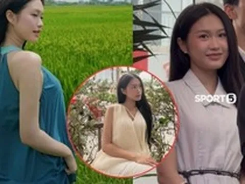 Doãn Hải My lộ vòng 2 lùm lùm khi về quê Văn Hậu