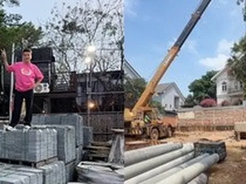 "Ông hoàng nhạc Việt" đình đám một thời khoe khu đất vài trăm m2, đang xây biệt thự "khủng"