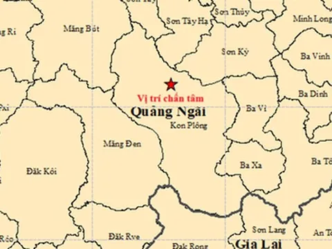 Động đất tiếp tục rung chuyển ở "điểm nóng" Kon Plông, Quảng Ngãi