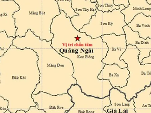 Động đất tiếp tục rung chuyển ở "điểm nóng" Kon Plông, Quảng Ngãi
