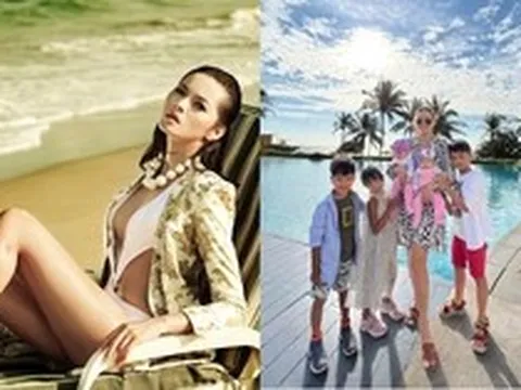 Á hậu đã cưới chồng vẫn một mình nuôi 5 con trong biệt thự 450m2 ở Đà Nẵng