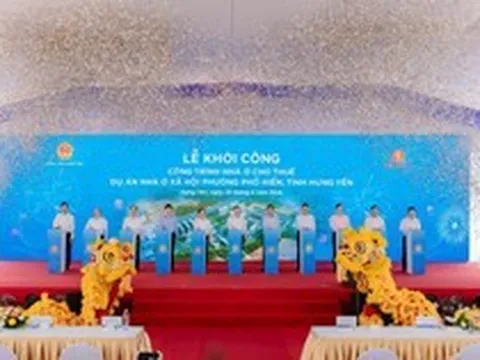 Vingroup khởi công công trình nhà ở cho thuê dự án nhà ở xã hội tại tỉnh Hưng Yên